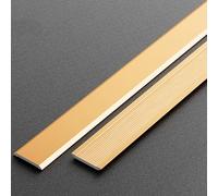 CMJYMX Bande De Séparation De Porte De Sol 90 Cm, Profilé De Transition, Seuil Bande Idéal pour des Transitions Harmonieuses Et des Finitions Professionnelles(Gold,6.0cm/2.36in)