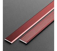 CMJYMX Bande De Séparation De Porte De Sol 90 Cm, Profilé De Transition, Seuil Bande Idéal pour des Transitions Harmonieuses Et des Finitions Professionnelles(Red,1.50cm/0.59in)