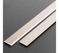 CMJYMX Bande De Séparation De Porte De Sol 90 Cm, Profilé De Transition, Seuil Bande Idéal pour des Transitions Harmonieuses Et des Finitions Professionnelles(Champagne,3.50cm/1.37in)