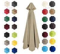 CMJYMX Housse De Rechange pour Parasol 200cm 2,7 M 300cm 6 Baleines/8 Baleines Auvent De Rechange pour Parasol Déporté Anti-Ultraviolet｜imperméable｜Respirant(Color:Top Color,Size:8 ribs-3m(9.8ft))