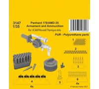 CMK 129-3147 - 1:3 5 Panhard 178/AMD-35 Armement Et Ammunition - Neuf