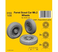 CMK 129-3153 FERRET SCOUT CAR MK.2 WHEELS 1/35 / FOR AIRFIX KITS