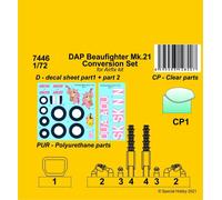 CMK 129-7446 - 1:72 DAP Beaufighter Mk.21 Conversion - Neuf
