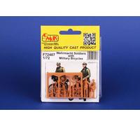 CMK 129-F72407 - 1:72 Wehrmacht Soldats Avec Militaire Bicycles - Neuf
