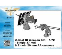 CMK 129-N72018 - 1:72 Bateau de U Ix Weapon Set-Single Aa pour Revell Kit - Neuf