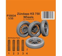 CMK 129-P35034 - 1:35 Roues Zündapp KS 750 / Pour Academy - Neuf