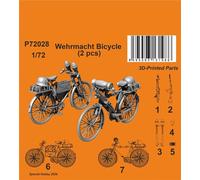 CMK 129-P72028 - 1:72 Wehrmacht Vélo (2 Pièces) - Neuf