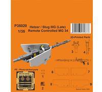 CMK P35020 - 1/35 - Hetzer / Stug Iiig (Guides) Distance Contrôlé MG 34 - Neuf