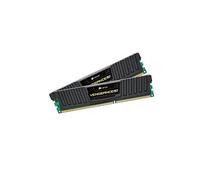 Corsair CML16GX3M2A1600C9 Vengeance LP 16GB (2x8GB) DDR3 1600 Mhz CL9 Mémoire pour ordinateur de bureau performante avec profil XMP. Noir