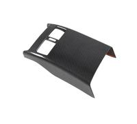 CMLGWL Grille D'aération Centrale pour Mazda pour CX-30 pour CX30 2020 2021 2022 Cadre Sortie Ventilation Climatisation Arrière en Fiber Carbone Garniture Panneau Anti Coup Pied Sortie Climatiseur