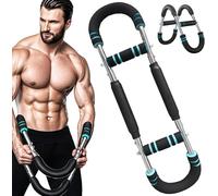 CMLLING Twister Arm Exerciser, Barre d'entraînement de Ressort réglable, Équipement d'entraînement de Poitrine réglable de 40-100lb, Trainer de Bras, Trainer de Bras Twister