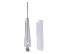 CMM Probe Stylus en Carbure de Tungstène et Céramique, Bille Rouge de 0,5 mm, Filetage M2, Tige Droite pour Palpeur de Machine à Mesurer Tridimensionnelle