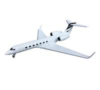 CMO Maquette d'avion, 1/200 L'éChelle Jet d'affaires Gulfstream G550 MéTal Moulé sous Pression Modèle, Décorations et Cadeaux, 5,8 X 5,6 Pouces