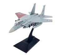 CMO ModèLe en Alliage d'avion Militaire, 1/144 L'éChelle F-15C Eagle Ace Fighter Combat Galm 02 Modèle, Jouets et Cadeaux pour Adultes, 5,3 X 3,5 Pouces