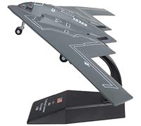 CMO ModèLe en Alliage d'avion Militaire, 1/200 L'éChelle États-Unis Northrop Grumman B-2 Spirit Modèle，Jouets Adultes, 11,2 x 9,6 Pouces
