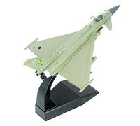 CMO ModèLe en Alliage d'avion Militaire, 1/72 L'éChelle EF2000 Eurofighter Typhoon Fighter Modèle,Jouets et Cadeaux pour Adultes, 6,5 X 4,5 Pouces