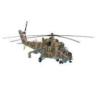 CMO ModèLe en Alliage d'avion Militaire, 1/72 L'éChelle Hélicoptère MI-24 de la Force aérienne Russe Modèle,Jouets et Cadeaux pour Adultes