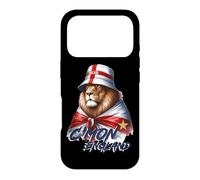 C'mon England Ballon de Football Motif Lion Bleu Coque pour iPhone 17 Pro