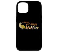 C'mon Get, Happy Retro Quail Family Design Mignon Coque pour iPhone 13