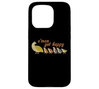C'mon Get, Happy Retro Quail Family Design Mignon Coque pour iPhone 15 Pro