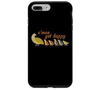 C'mon Get, Happy Retro Quail Family Design Mignon Coque pour iPhone 7 Plus/8 Plus