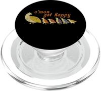 C'mon Get, Happy Retro Quail Family Design Mignon PopSockets PopGrip pour MagSafe