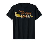 C'mon Get, Happy Retro Quail Family Design Mignon T-Shirt
