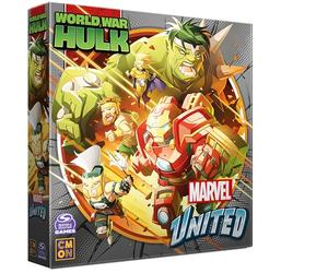 CMON Marvel United : World War Hulk Expansion - Jeu de stratégie de figurines de table, jeu de super-héros coopératif pour enfants et adultes, à partir de 14 ans, 1 à 5 joueurs, 45 minutes de temps de