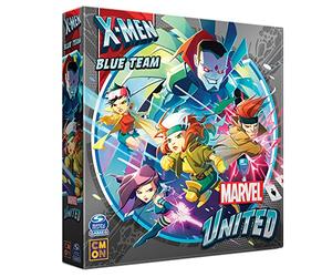 Cmon Marvel United X-Men Extension : Blue Team - Jeu de société de Figurines à partir de 14 Ans - 1 à 7 Joueurs - Temps de Jeu de 45 Minutes