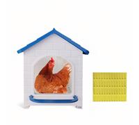 CMOSAF Nichoir pour poulet, nichoir enroulable en PVC à compartiment unique pour pondre des œufs, nichoirs pour poulets, canards et volailles