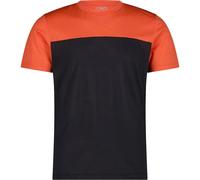 Cmp 35n6887 Short Sleeve T-shirt Orange,Noir L Homme
