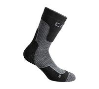 CMP 3I49174 Chaussettes de trekking en laine pour enfant Noir 31/33