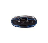 Boombox - TREVI - CMP 574 - Lecteur CD, USB, Radio - Noir et bleu