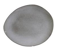 CMP Assiette à dessert 22 cm Galet Gris - Au Grès du Temps - HOME DECO FACTORY