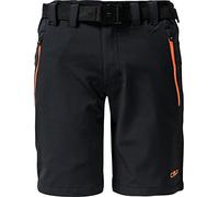 CMP - Bermuda stretch pour enfant, Anthracite-Flash Orange, 116