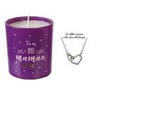 CMP Bougie parfumée Maman Bijou Surprise – fleurs de printemps – Verre 120 g
