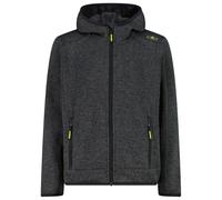 CMP - Boy's Jacket Fix Hood Jacquard Knitted - Veste polaire - 128 - grey / antracite