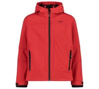 CMP - Boy's Jacket Fix Hood Softshell - Veste softshell - 164 - ferrari / nero