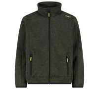CMP - Boy's Jacket Jacquard Knitted - Veste polaire - 116 - olive / antracite