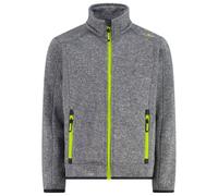 CMP - Boy's Jacket Jacquard Knitted - Veste polaire - 128 - ice / titanio