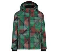 CMP - Boy's Jacket Snaps Hood Twill - Veste de ski - 110 - deep mint / alpine / tango