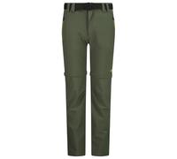 CMP - Boy's Zip Off Pant with Belt - Pantalon convertible - 110 - oil green