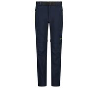 CMP Pantaloni Zip Off da Bambini - 3T51644, Pantalon Enfants Unisexes, B.Blue-Limegreen,