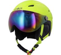 CMP - Casque de ski enfant Wj-2 avec visière, Pomme, XS
