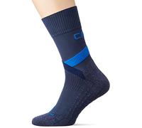 CMP - Chaussette de randonnée Dryarn Mid, Noir Bleu, 36/38
