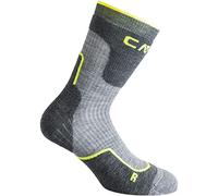 CMP - Chaussette de trekking en laine moyenne, Asphalte Mel., 36/38
