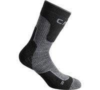 CMP - Chaussette de trekking en laine moyenne, Noir, 46/48