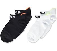 CMP - Chaussettes de fitness ultralégères pour enfants, Noir blanc, 34/36