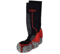 CMP - Chaussettes de ski en laine pour enfants, Ferrari noire, 31/33