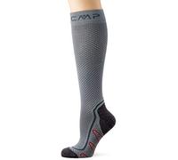 CMP - Chaussettes hautes en laine de trekking, Gris, 39/42
